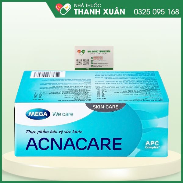 Acnacare - Giúp ngăn ngừa, hỗ trợ điều trị mụn và viêm các tuyến bã nhờn trên da